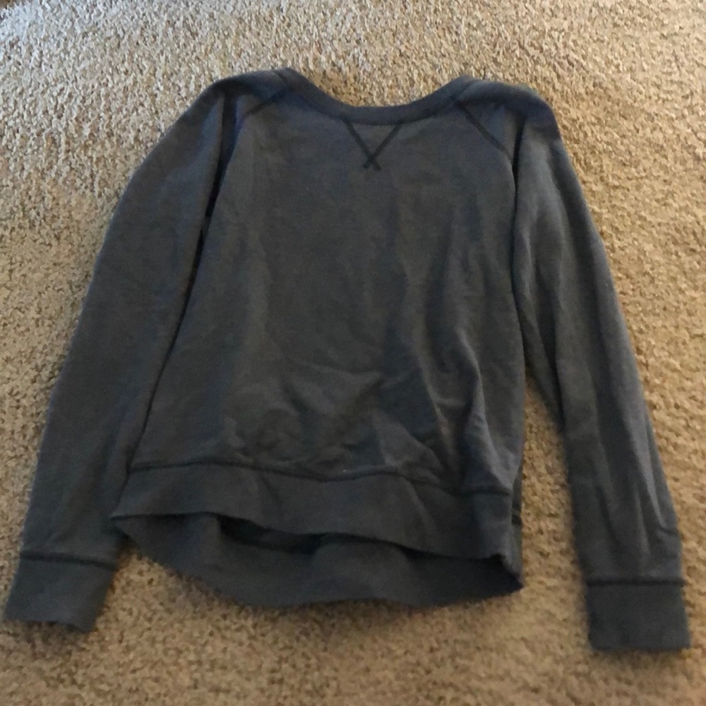 Gray thick sweater